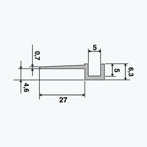 TEMPOLISTEL® A107 hézagfuga szelvény - Image 2