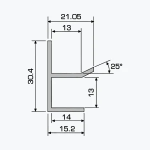TEMPOLISTEL® A115 U szelvény gipszkartonlaphoz - Image 2