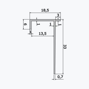 TEMPOLISTEL® A118 gipszkartonlap szelvény - Image 2