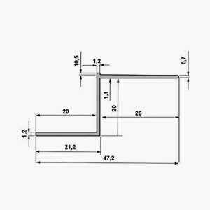 TEMPOLISTEL® A129 hézagfuga szelvény - Image 2
