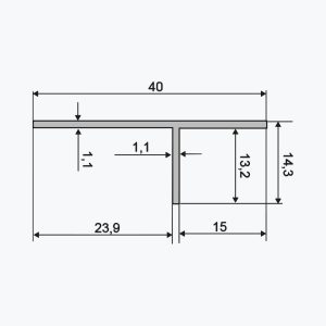 TEMPOLISTEL® A134 T szelvény - Image 2