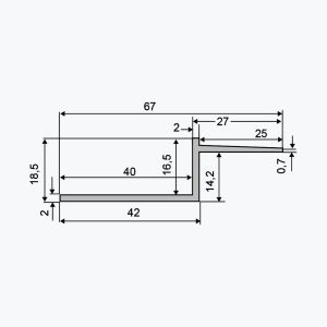 TEMPOLISTEL® B112 hézagfuga szelvény - Image 2